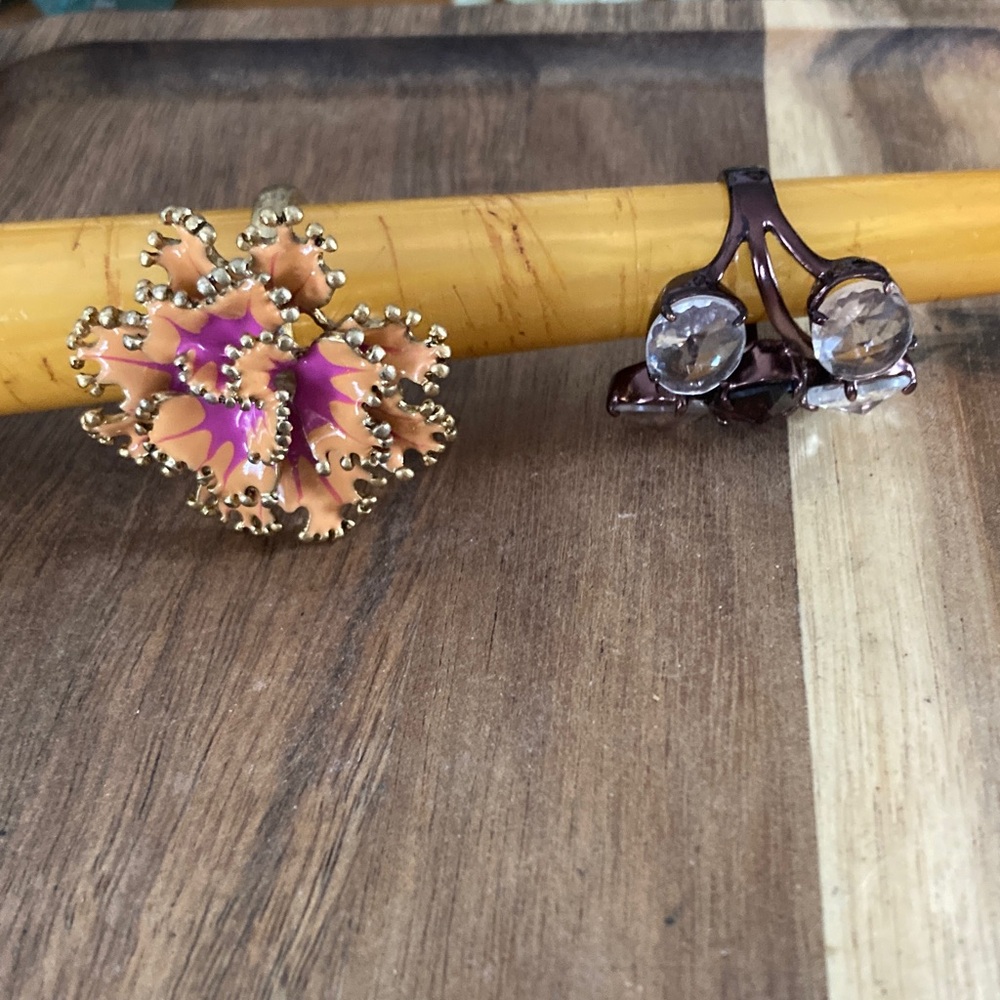 Lot of 2 J Crew Rings